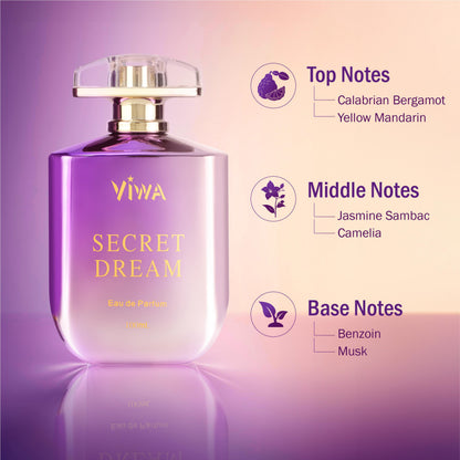 VIWA Secret Dream Purple Perfume for Women 100ml
